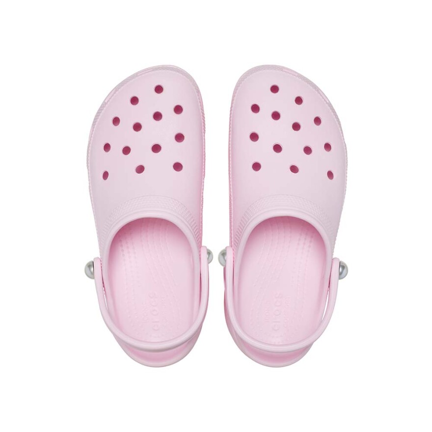 Classic Platform Pearl Clog W Pink Milk