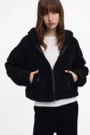 Campera Teddy Negro