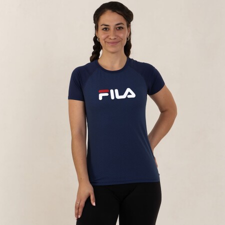 REMERA MUJER PRO FILA AZUL