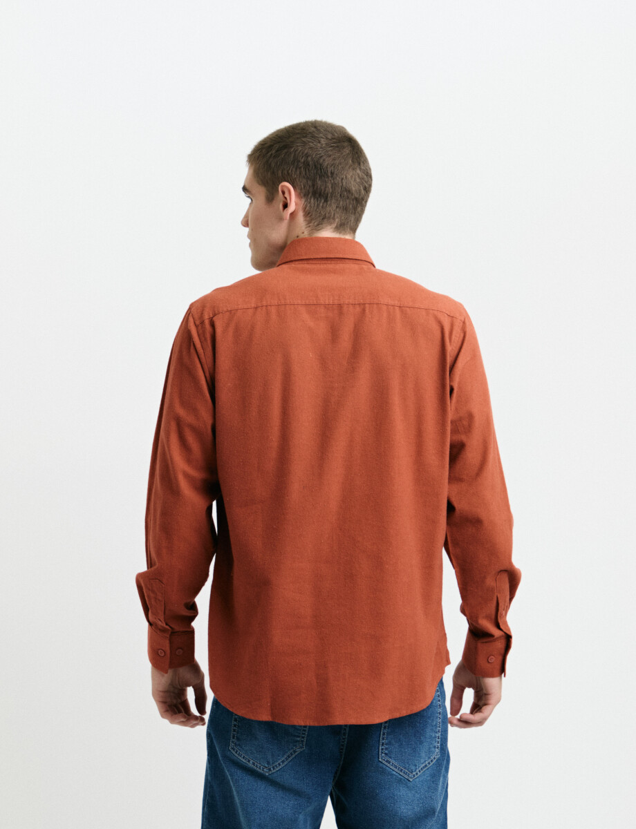 012639 CAMISA HARRY Ladrillo