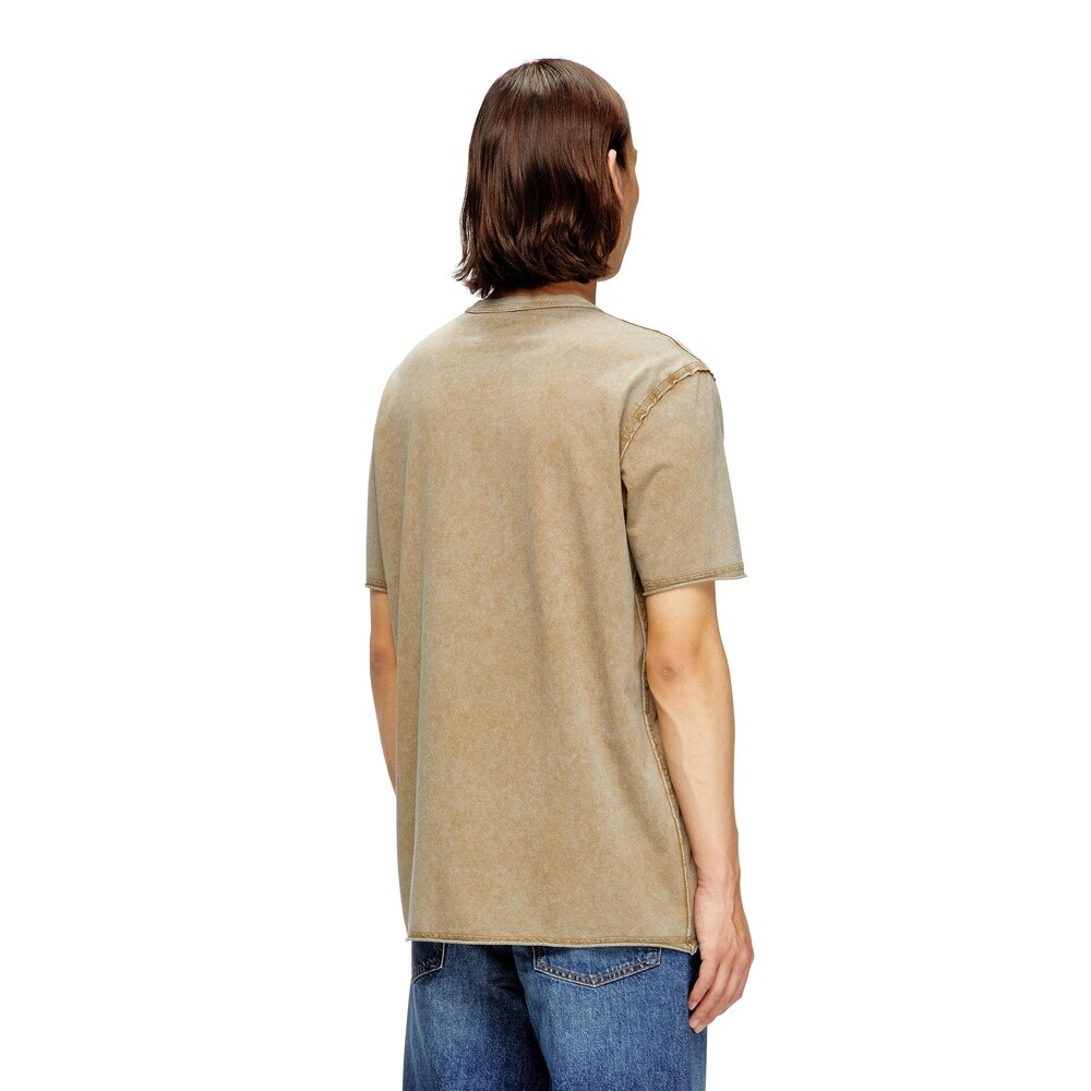 Polos Urbano Para Hombre T-Rawjust-V1 T-Shirt Marron claro