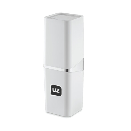 Porta Cepillo Con Tapa BLANCO
