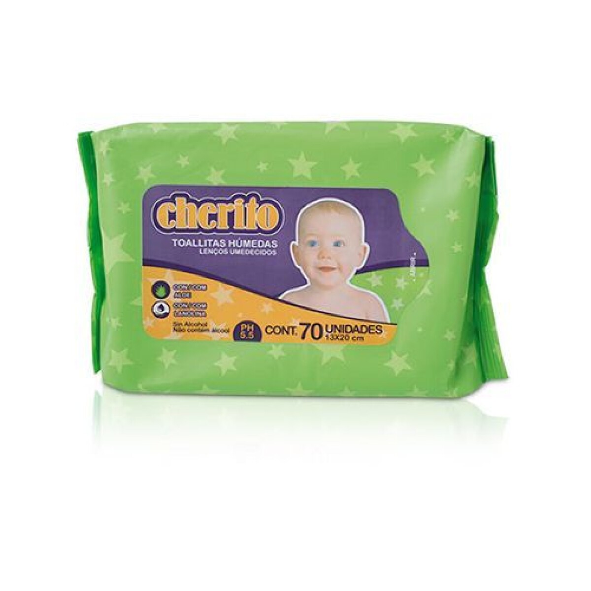 Toallitas Húmedas Cherito x70 – Limpieza Suave y Delicada