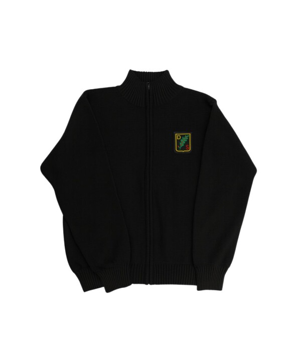 Campera Tejida Colegio Alemán Negro