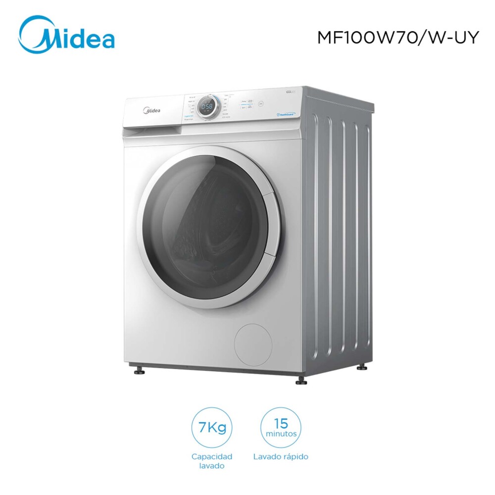 LAVARROPAS MIDEA 7-KG BLANCO MF100W70/WB-UY 7KG