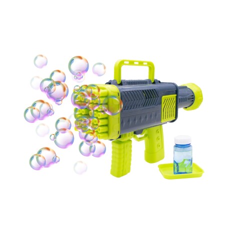 Pistola bazooka de burbujas Verde