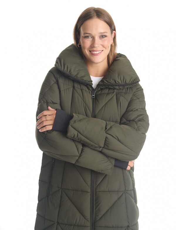 Campera Abrigo Larga OLIVA