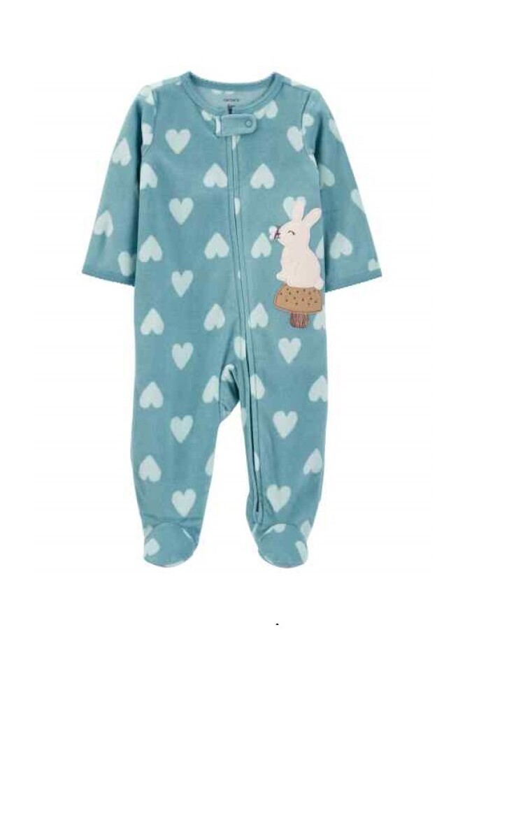 Enterito Carters Micropolar Conejo Verde 