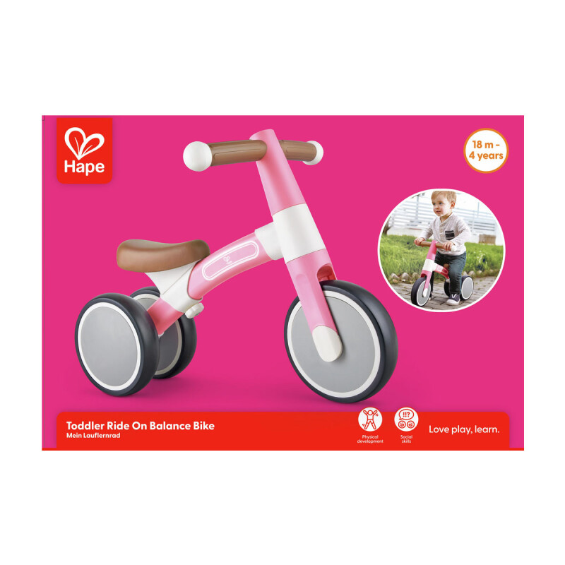 Bicicleta de Equilibrio Rosa Hape Bicicleta de Equilibrio Rosa Hape