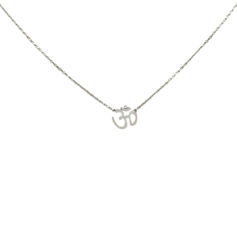 Conjunto simbolo indio OM - Plata 925 - Sin Piedra- CJ3048 Sinpiedra