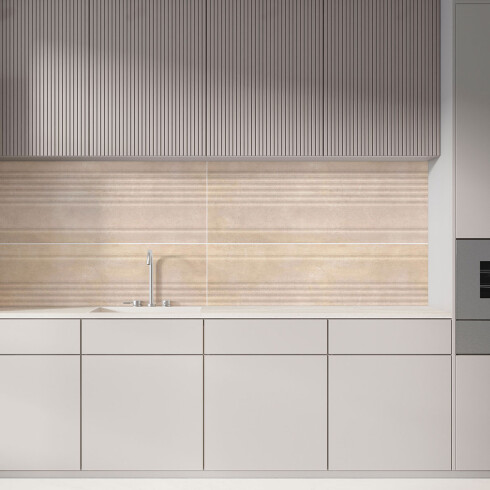 CERAMICA PARA PARED DE 51X115 BEIGE DECO SATINADO CRISTOFOLETTI GAMAS DE BEIGE