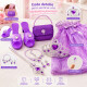 Set Disfraz Princesa Niña Corona Pollera Accesorios Cartera Set Disfraz Princesa Niña Corona Pollera Accesorios Cartera