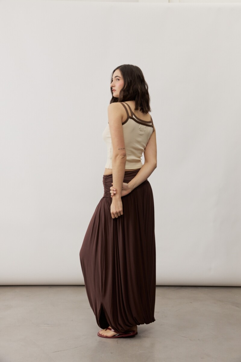 Falda Espurna MARRON