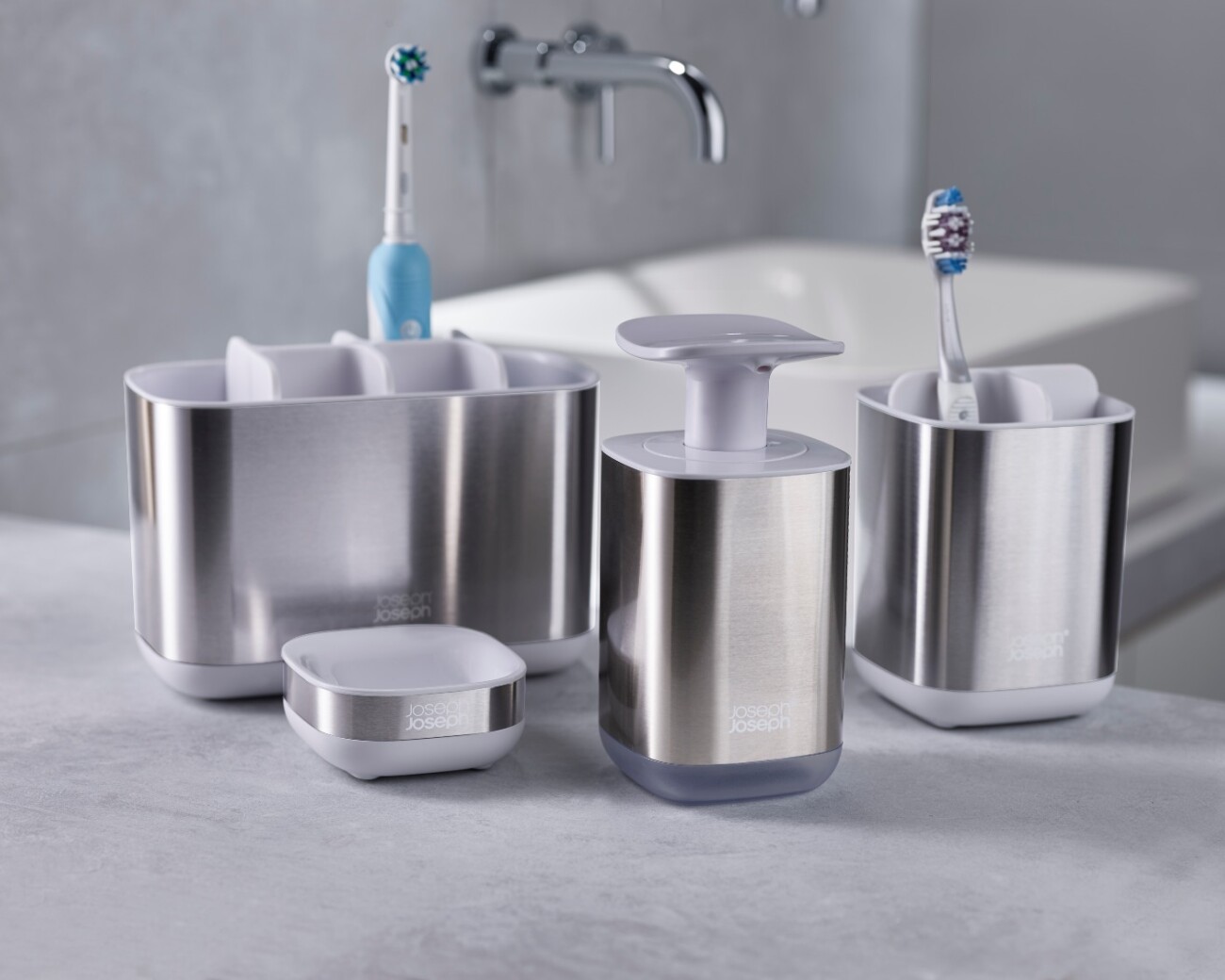 Organizador Grande para Cepillos de Dientes Joseph Joseph EasyStore™ Organizador Grande para Cepillos de Dientes Joseph Joseph EasyStore™