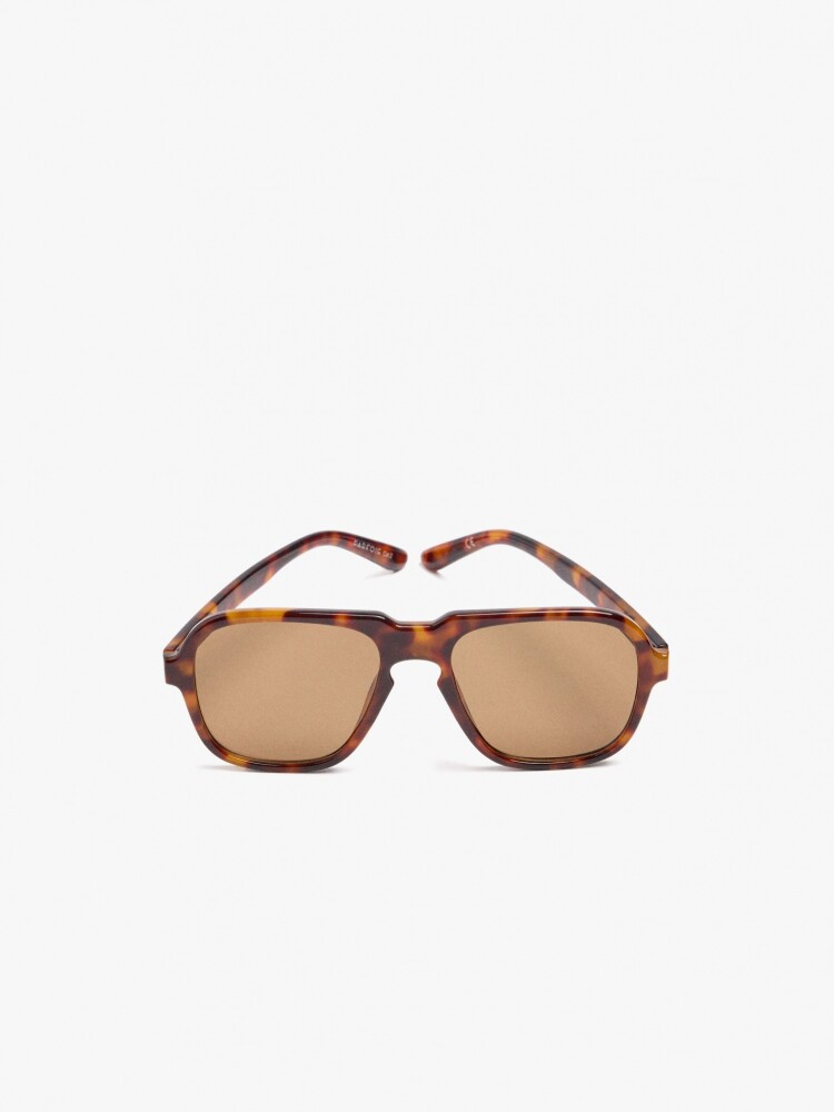 Gafas De Sol Redondas marron