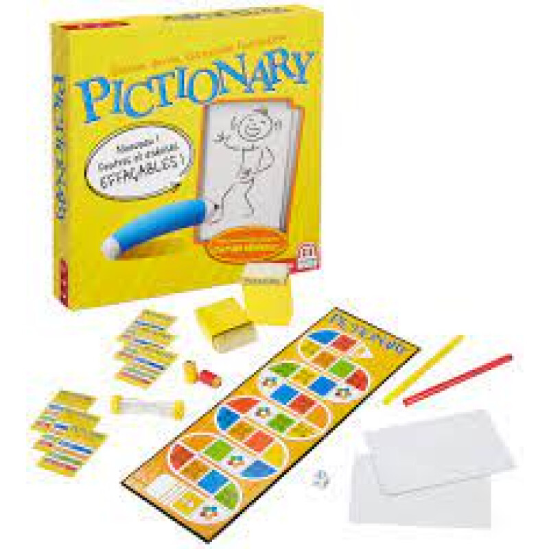 Mattel Games Pictionary, Juego de Mesa y Dibujo Mattel Games Pictionary, Juego de Mesa y Dibujo