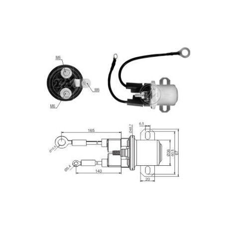 AUTOMATICO DE ARRANQUE VOLVO AUX. 24V VOLVO FH16 MITSUBISHI ZM AUTOMATICO DE ARRANQUE VOLVO AUX. 24V VOLVO FH16 MITSUBISHI ZM
