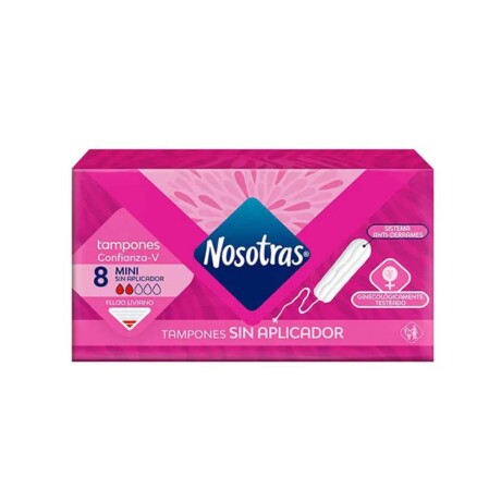 Tampones Nosotras Mini 8 Unidades Tampones Nosotras Mini 8 Unidades