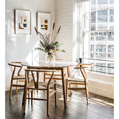 Silla Comedor Wishbone Madera 001