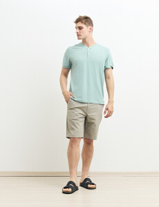 520677 T-SHIRT HARRINGTON LABEL Verde Agua