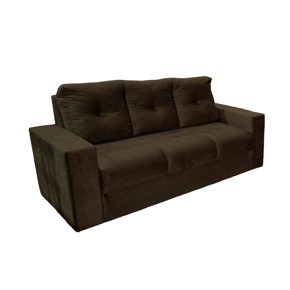 SOFA RUBI 3-2 LUGARES MARRON MACETA INVERFIN Unica
