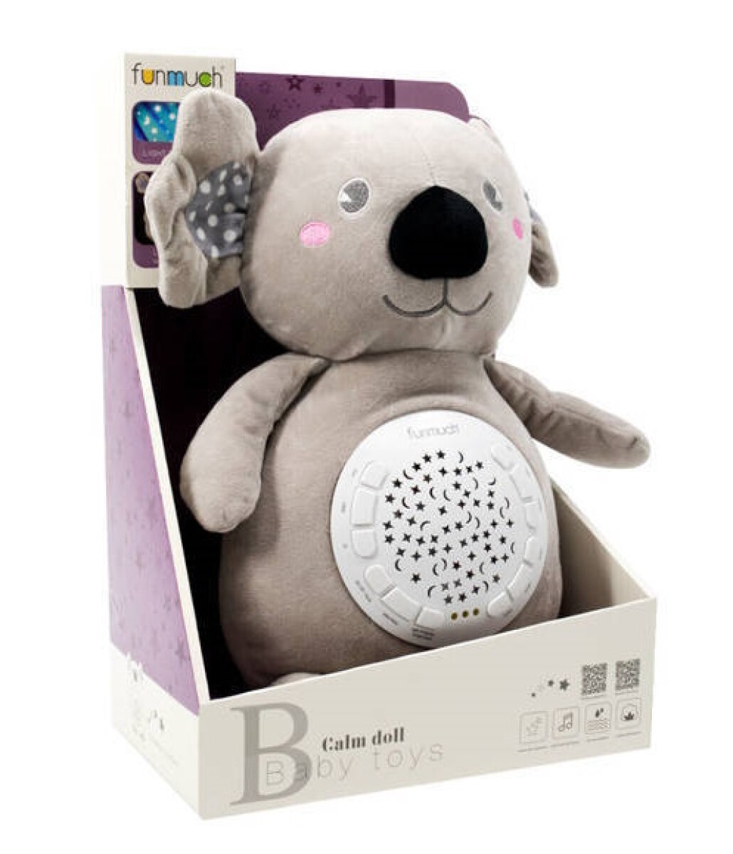 Proyector Velador de Peluche Xg con Música y Luz - KOALA 