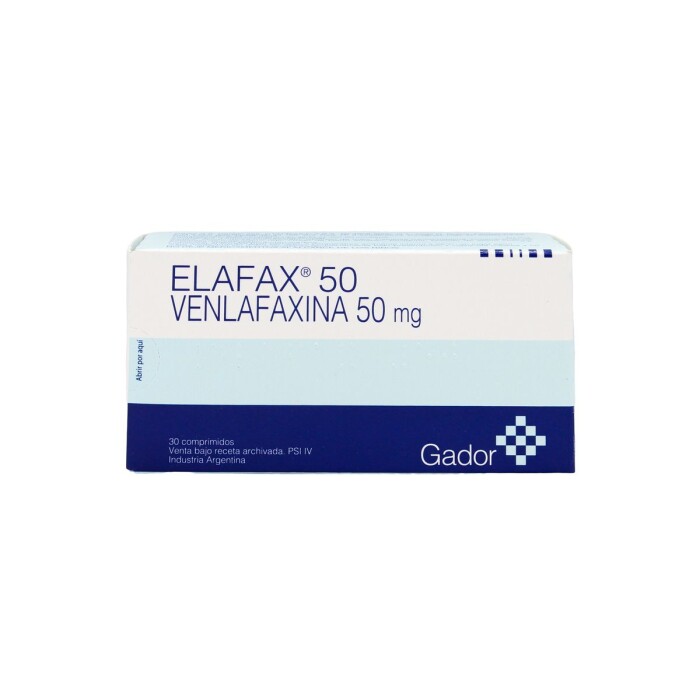 ELAFAX 50 MG. CJ X 30 COMPRIMIDOS única