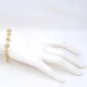Pulsera en oro 18k amarillo diseño argollas Pulsera en oro 18k amarillo diseño argollas