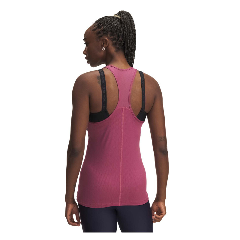 Under Armour Musculosa Tech Mesh Racer Tank Rosado-blanco