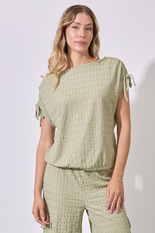 Blusa Texturada VERDE