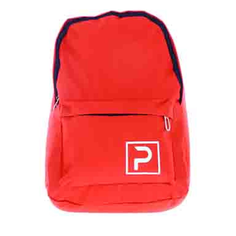 Mochila Push con logo Rojo