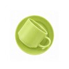 Taza te con plato verde 200 ml BIONA Taza te con plato verde 200 ml BIONA