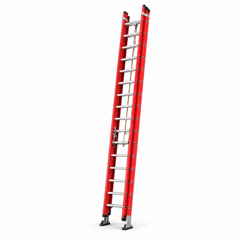 GALOX ESCALERA COLISA FIBRA DE VIDRIO AISLANTE PANTHER 2X16 ESCALONES 9.10M Galox Escalera Colisa Fibra De Vidrio Aislante Panther 2x16 Escalones 9.10m