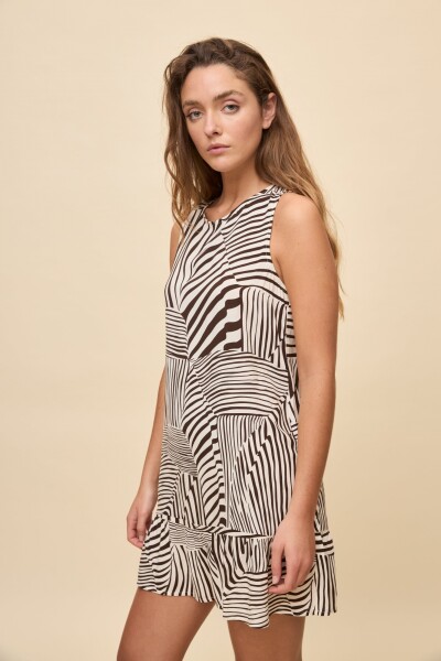 VESTIDO DOIA Animal Print