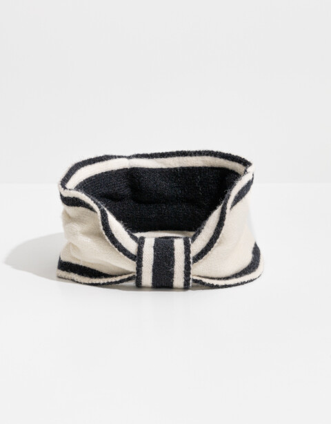 Vinchas Textiles Lisas Vincha Texil Con Nudo - Combinacion Bicolor