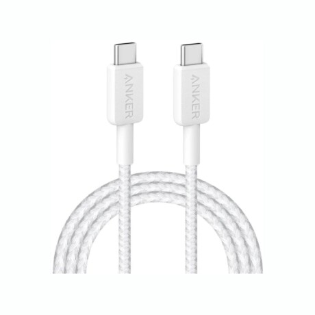ANKER CABLE 322 USB-C TO USB-C Cable ANKER USB-C A USB-C Longitud 1M - White