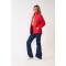 Campera de Mujer N+ Rojo