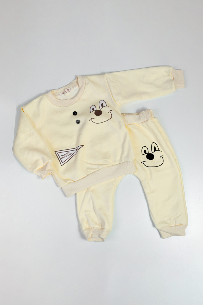 Conjunto para beb�s - Beige 