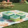Set x3 tupper animales BUBA dino bubazoo
