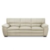 Sillón %100 Cuero - 3 Cuerpos - Premium Arena