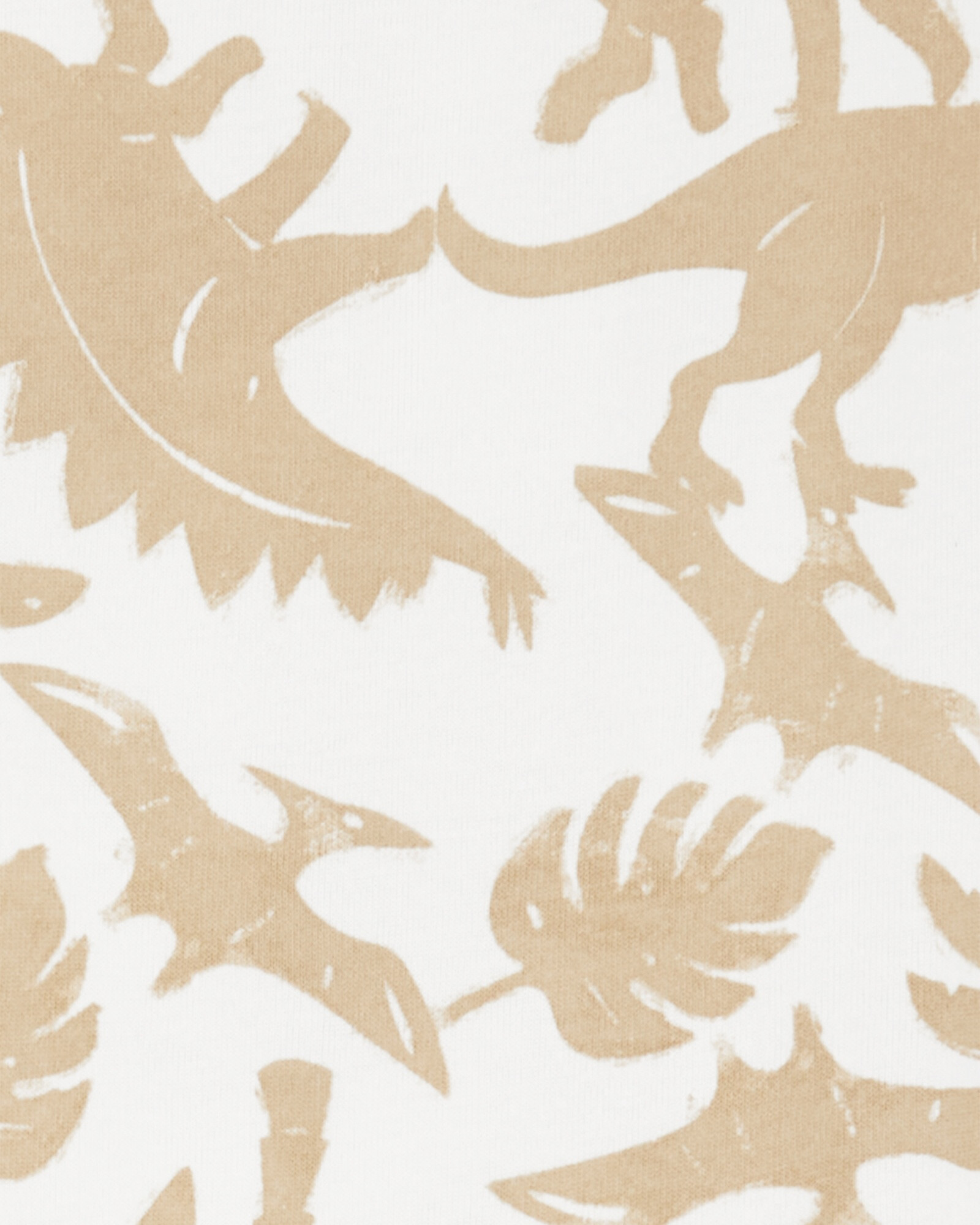 Set tres piezas de algodón, short, monito corto y body estampados Sin color