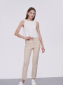 Pantalon Calendre Beige Claro