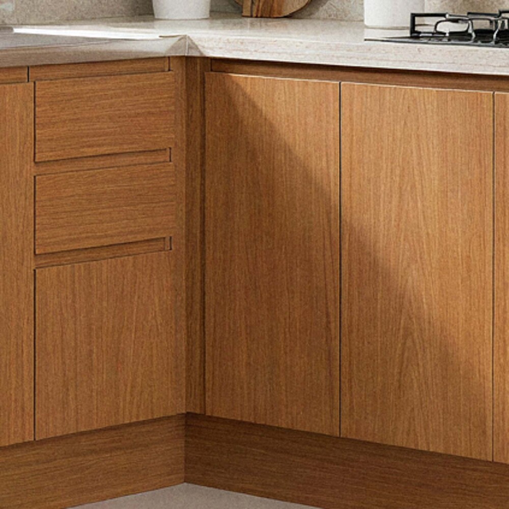 BAJO MESADA ESQUINERO MDF-Y-MDP MARRON GÉNOVA