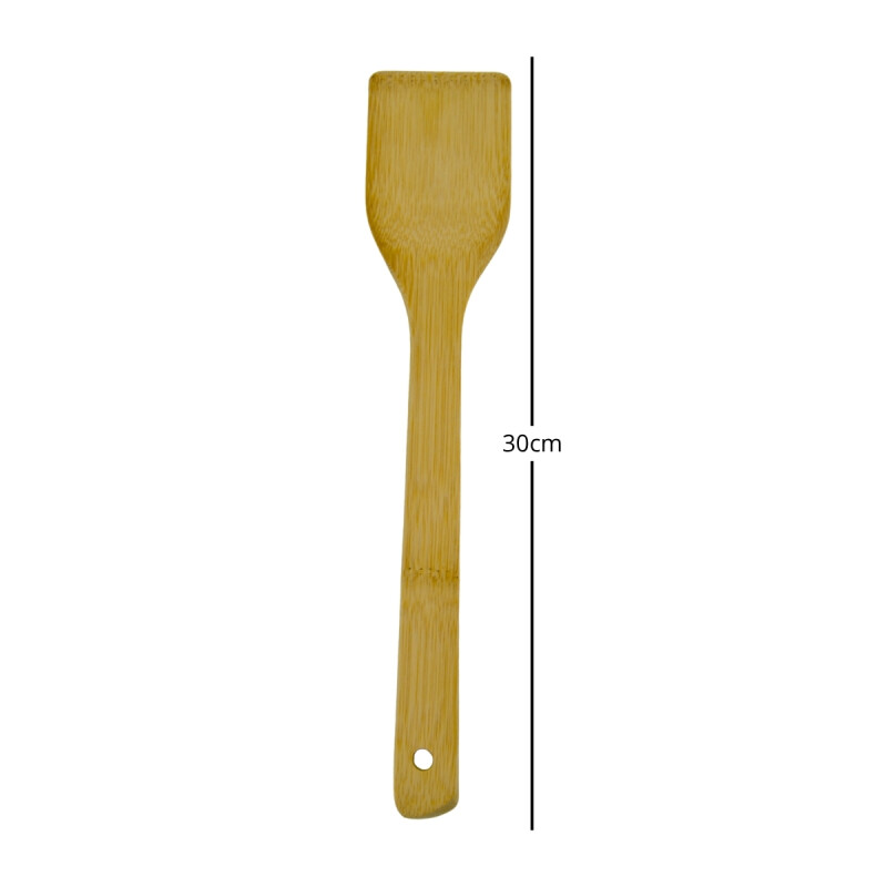 Espatula Recta 30cm Bamboo MADERA