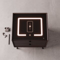 Mesa de luz CHARGER Marrón