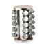 Especiero Giratorio 20 Frascos Vidrio Para Condimentos Cocina Acero Inoxidable Imback Especiero Giratorio 20 Frascos Vidrio Para Condimentos Cocina Acero Inoxidable Imback