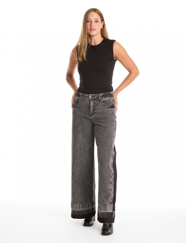 Jean Wide Leg NEGRO