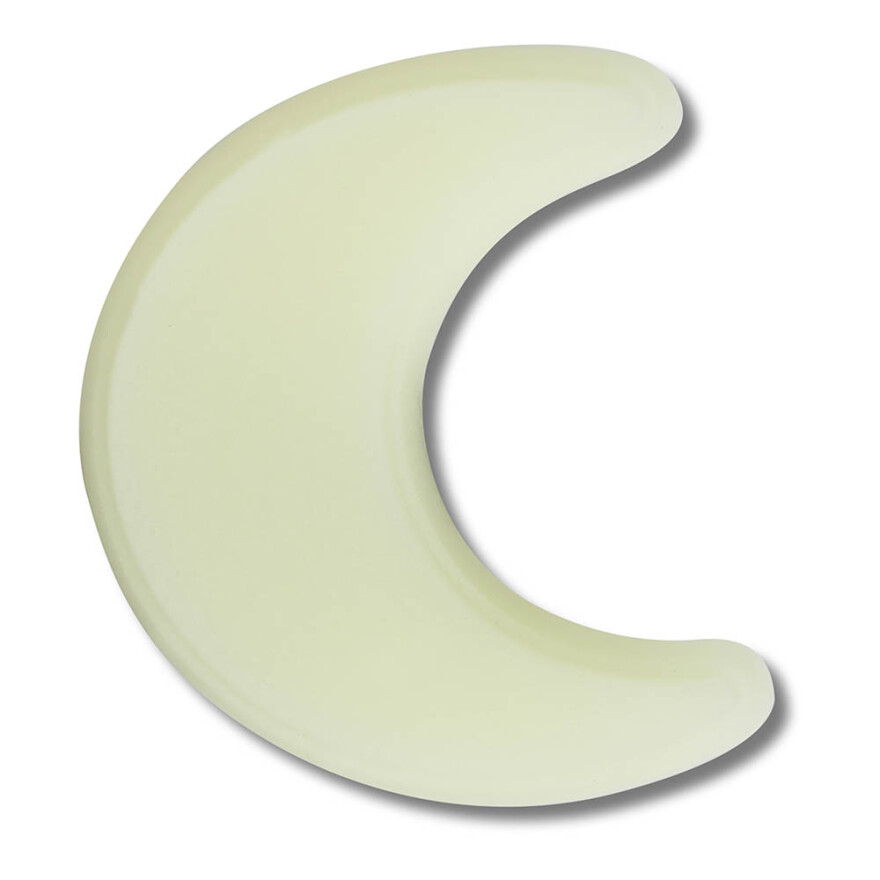Jibbitz Glow In The Dark Crescent Moon Multicolor