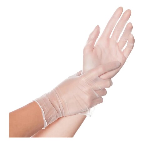 Caja de 100 Unidades Guantes de Vinilo 001