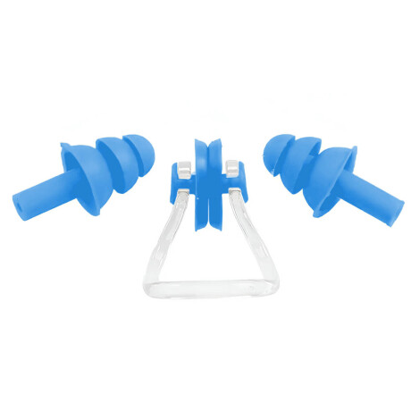 Set Tapones Oído + Clip Nasal Natación Silicona Suave Nat003100
